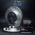 R1 98-02 Chevy Camaro Rear Drill/Slot Silver Rotors w/Optimum Pads