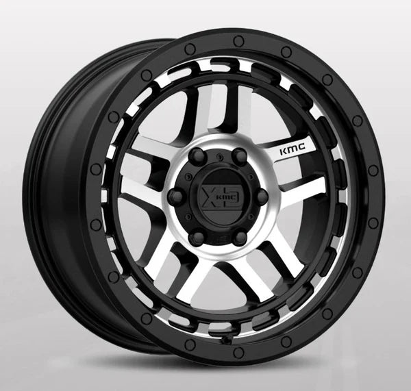 XD140 18X8.5 6X5.5 S-BLK MACH 18MM