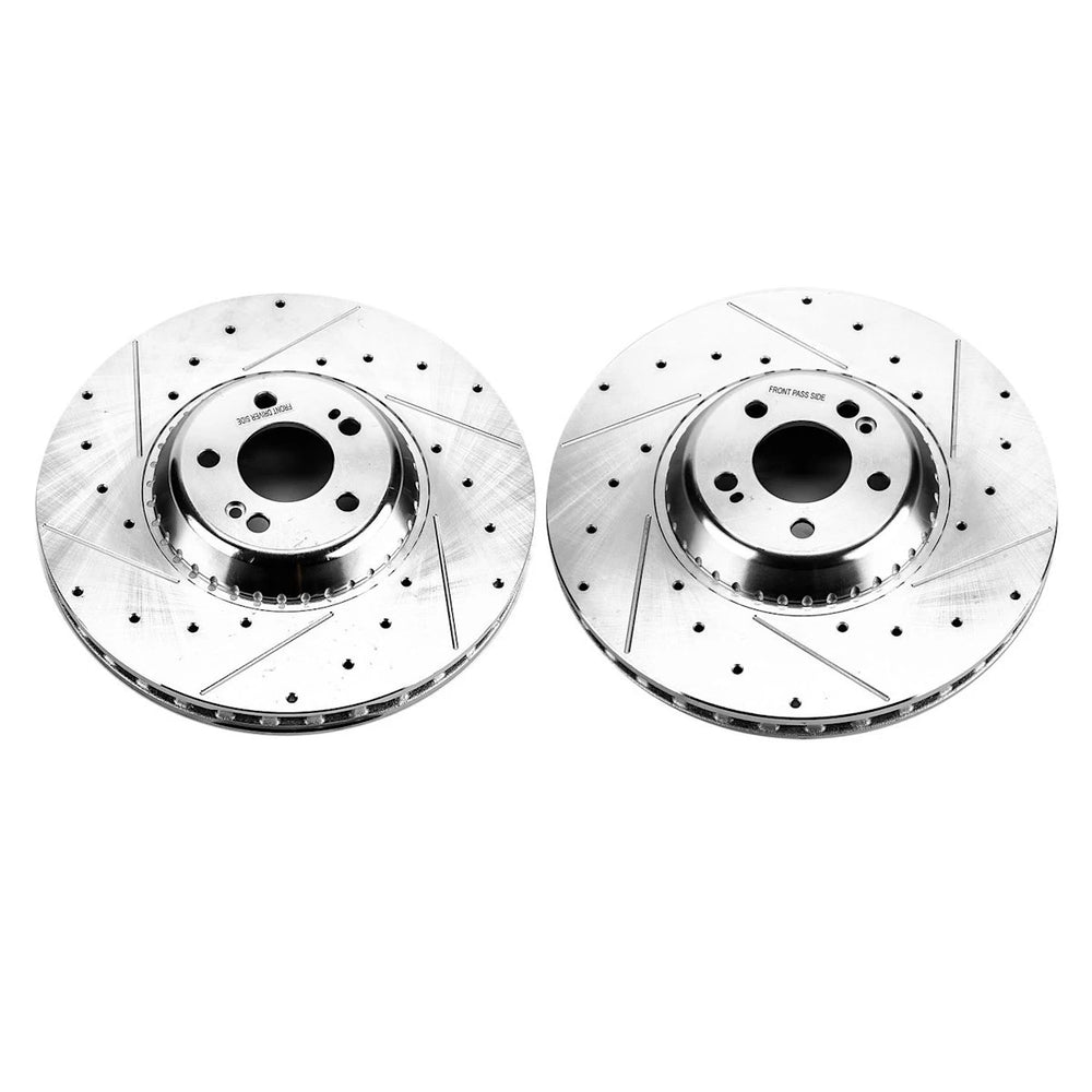 Power Stop 18-21 Mercedes-Benz S560 Front Drilled & Slotted Rotor - Pair