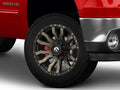 Fuel Wheels black auto part
