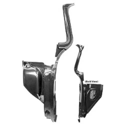 DOOR A-PILLAR PILLAR ASSEMBLY; UPPE