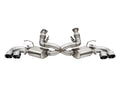Corsa 2020-25 Corvette C8 3in Valved Cat-Back 4.5in Pol Quad Tips - Fits Factory Perf Exhaust w/ AFM