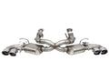 Corsa 2020-25 Corvette C8 3in Valved Cat-Back 4.5in Pol Quad Tips - Fits Factory Perf Exhaust w/ AFM
