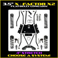 1318 RAM 3500 HD 4X4 FRT/RR 3.5IN X FACTOR PRO SUSPENSION W/BILLET ALUM ARMS & 2 5/8 RR SHCKS