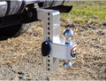 Weigh Safe 180 Hitch 10in Drop Hitch & 2in Shank (10K/12.5K GTWR) w/WS05 - Aluminum
