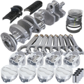 Eagle Chevy 350 3.750in Crank 6.000in H-Beam -18cc 4.000in Pistons Rotating Assembly