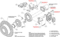 Wilwood EPB Rear Kit FDLI Small Ford 2.50 OffSet