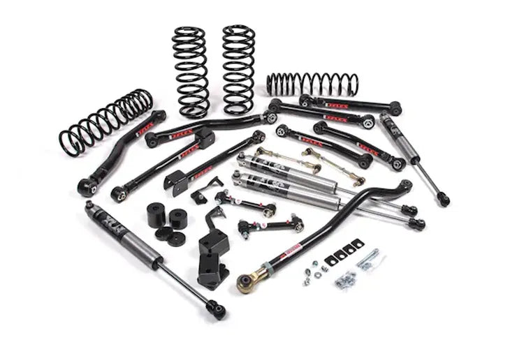 2018-2024 Jeep Wrangler JL J-Krawl 3 Inch Lift Kit 2 Door w/Fox 2.0 Performance Shocks HD Rate Coils JSPEC