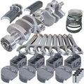 Eagle Chevy 350 1Pc 3.750in Crank 6.000in H-Beam -5cc Flat Top 4.060in Pistons Balanced Assembly