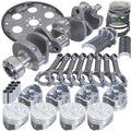Eagle Chevy 350 1Pc 3.480in Crank 5.700in I-Beam Rods 4.040in Pistons 153 Tooth FP Balanced Assembly