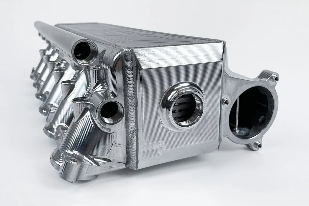 CSF Gen 2 B58 Race X Charge-Air-Cooler Manifold - Anodized Red