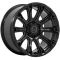 BR020 17X9 6X5.5 M-BLK -12MM