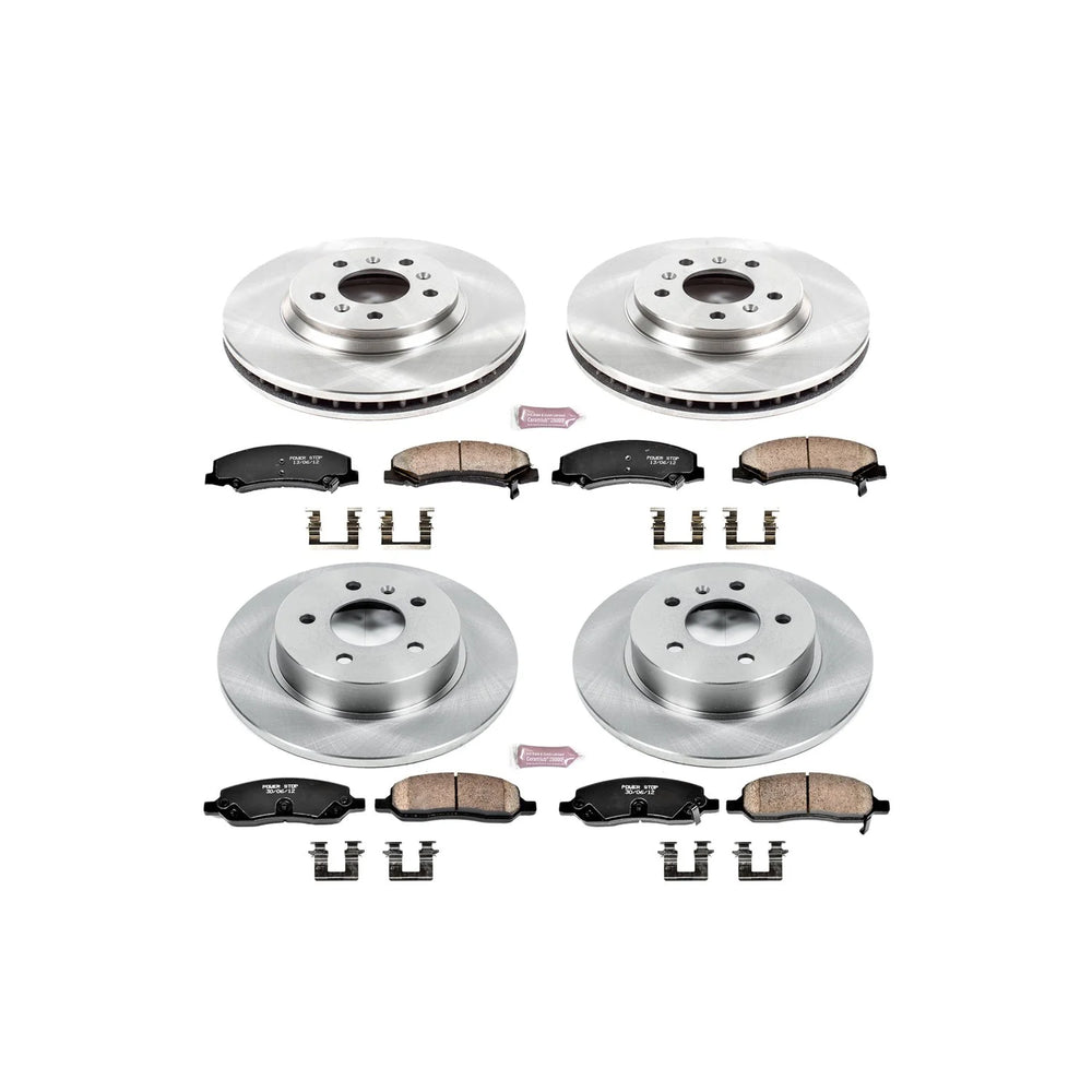 Power Stop 06-11 Buick Lucerne Front & Rear Autospecialty Brake Kit