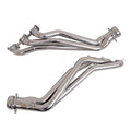 2011-2017 MUSTANG V6 1-3 4 LONG TUBE HEADERS- (POLISHED SILVER CERAMIC)