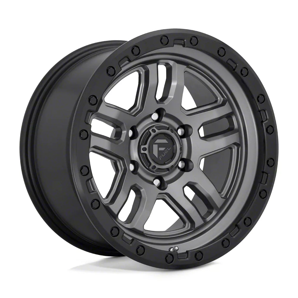 ~(39 lbs. 21X21X12)~ AMMO 18x9 5x127.00 MATTE GUN METAL BLACK BEAD RING (13 mm)