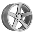 TSW Alloy Wheels silver auto part