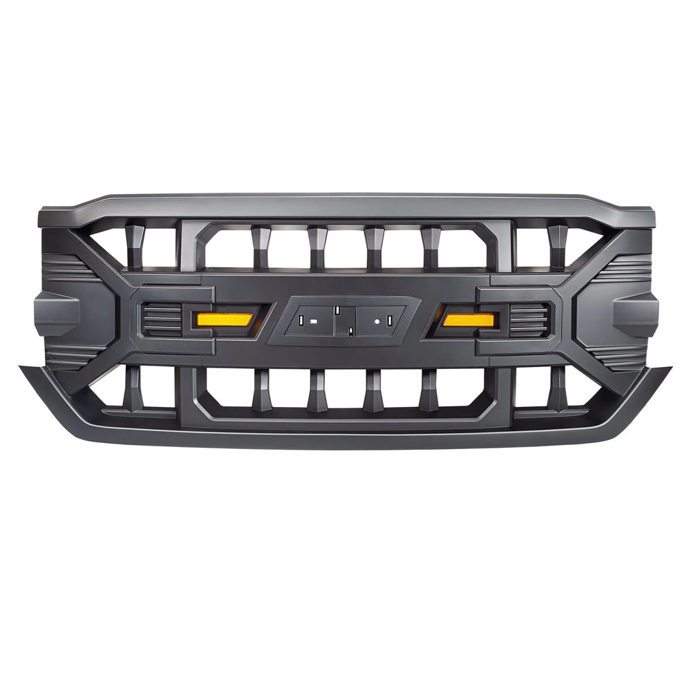 ARMOR GRILLE W/ AMBER LIGHTS & EMBL