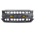 ARMOR GRILLE W/ AMBER LIGHTS & EMBL