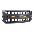 ARMOR GRILLE W/ AMBER LIGHTS & EMBL