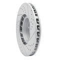 DFC 11-18 Porsche Cayenne Right Front Drilled & Slotted Geoperformance Rotor