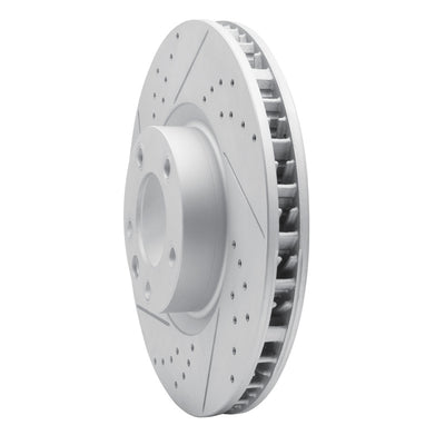 DFC 11-18 Porsche Cayenne Right Front Drilled & Slotted Geoperformance Rotor