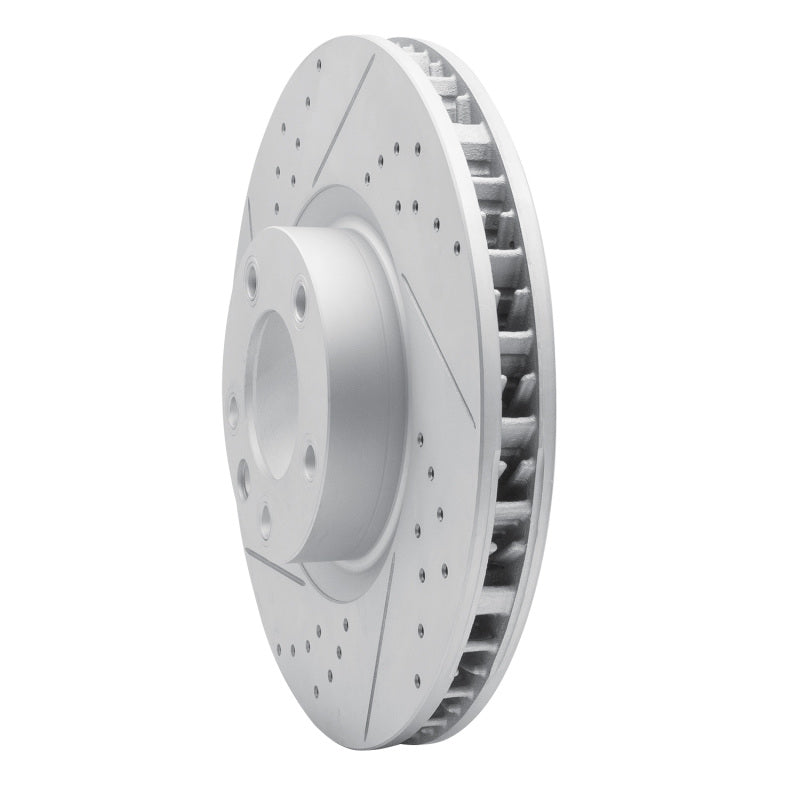 DFC 11-18 Porsche Cayenne Right Front Drilled & Slotted Geoperformance Rotor