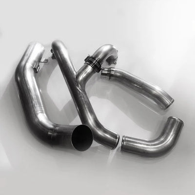 No Limit Fab polished intercooler