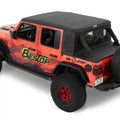 Halftop Kit - 18-21 Wrangler JL 2-Door (Black Diamond)