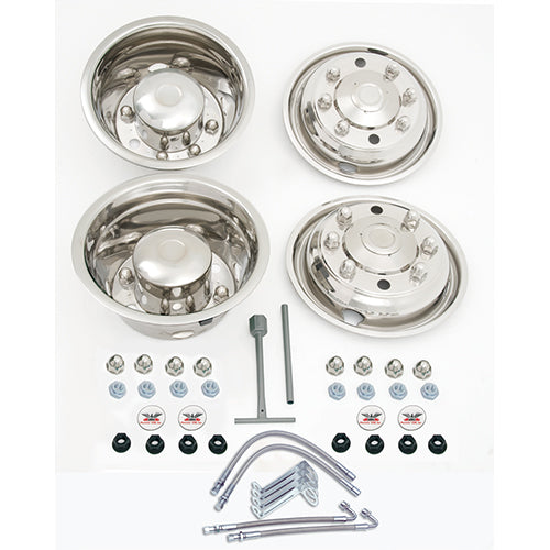 19.5IN X 6.75IN 8LUG 4HH W/33MM STUDS W/AIRMAX DOTLINER SIMULATOR SET