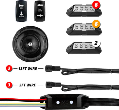 XK Glow red auto part