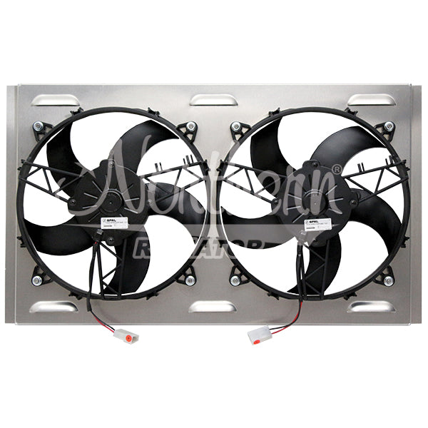 DUAL 11IN HIGH CFM FANS & SHROUD ASSM