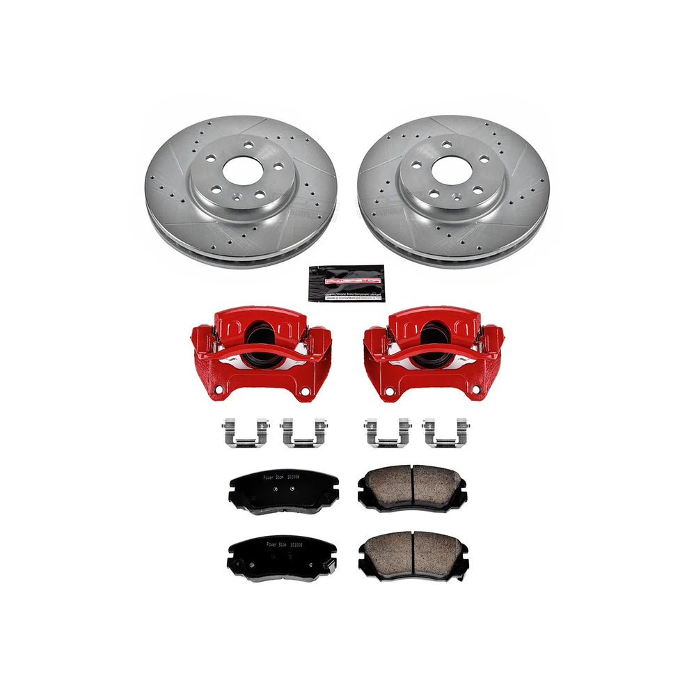 Power Stop 10-16 Buick LaCrosse Front Z23 Evolution Sport Brake Kit w/Calipers