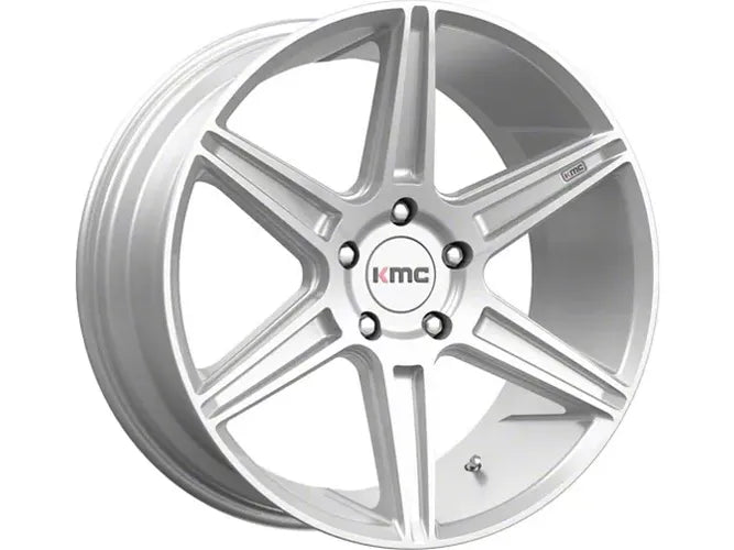 ~(40 lbs. 25X25X12)~ KM712 22X9.5 6X5.5 BRUSHED SLV 30MM