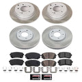Power Stop 2017 Kia Optima Front and Rear Semi-Coated Rotor Kit