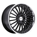 ~(28 lbs. 19X19X10)~ TSW SILVERSTONE 17x8.0 5/114.3 ET40 CB76.1 GLOSS BLACK W/MIRROR CUT LIP