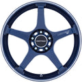 MOTEGI MR159 18X8.5 5X100 OB-BLU MCH 30MM - MR159LD18855M30