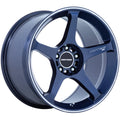 MOTEGI MR159 18X8.5 5X100 OB-BLU MCH 30MM - MR159LD18855M30