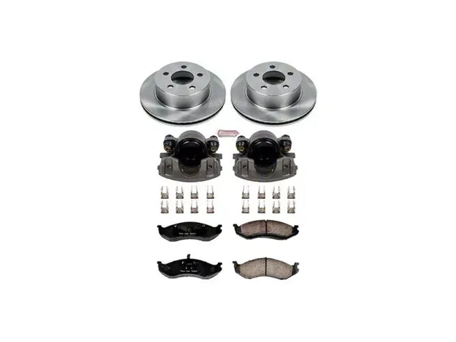 Power Stop 99-01 Jeep Cherokee Front Autospecialty Brake Kit w/Calipers