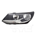 LH HEADLAMP ASSY COMPOSITE HALOGEN VW TIGUAN 20122017; HALOGEN TIGUAN LIMITED 20172018