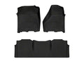 WeatherTech Black Front Rear FloorLiner HP Fits -20-18 Dodge RAM 444781IM-444772IM