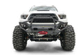16-C TOYOTA TACOMA MATRIX FRONT BUMPER W HIGH PRE-RUNNER GUARD MATTE BLACK