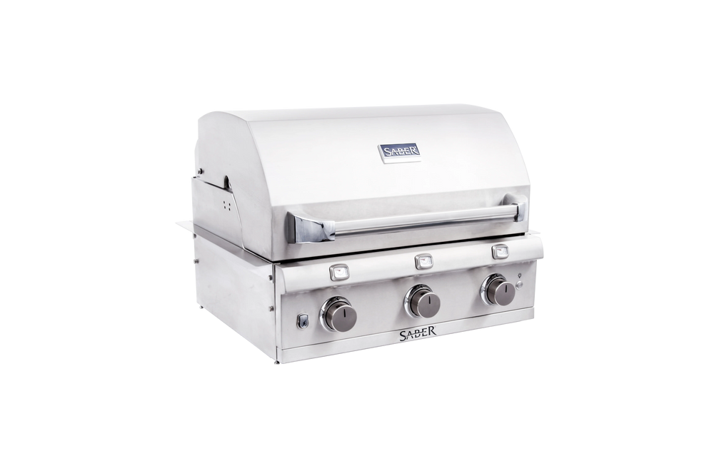 SABER SS 500 PREMIUM 3BURNER BUILTIN GAS GRILL