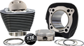 S&S Cycle 2017+ M8 Models 132in/136in Big Bore Cylinder Kit (Blk w/o Highlighted Fin) - 4.320in Bore