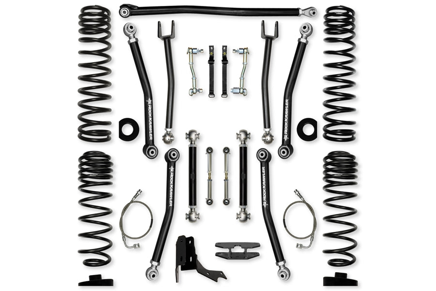 21C WRANGLER JT 4.5IN X FACTOR COIL OVER SYS W/ FAST CD ADJUSTERS FRONT & REAR