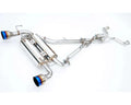 Invidia 03-08 Infiniti FX35/45 Gemini Single Layer Titanium Tip Cat-back Exhaust
