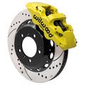 Wilwood 99-12 Porsche 911 (996/997) Aero6 Front Brake Kit Drill/Slot 14.00in Rotor W/Lines - Red