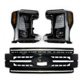 1719 F250/F350 SUPERDUTY ESSENTIAL SERIES HEADLIGHT AND DRL GRILLE 2PC BUNDLE