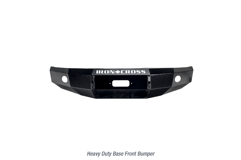 Iron Cross 16-18 Chevrolet Silverado 1500 Heavy Duty Base Front Winch Bumper - Gloss Black