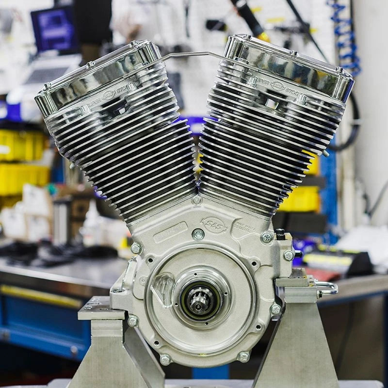 S&S Cycle 84-99 BT V111 Long Block Engine - Natural