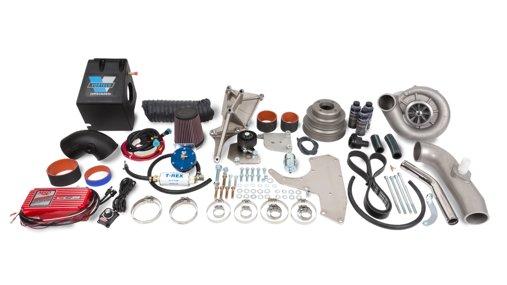 1986-1993 5.0 Mustang H.O. Supercharging System w/V-3 Si-Trim Satin